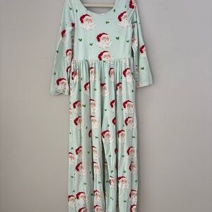 SweetHoney Santa Leggy Romper